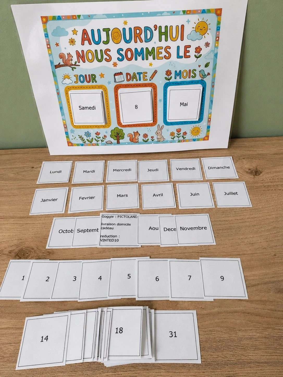 calendrier enfant